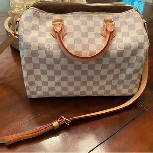 Damier azur Speedy Bandouliere 30 perfect condition!!